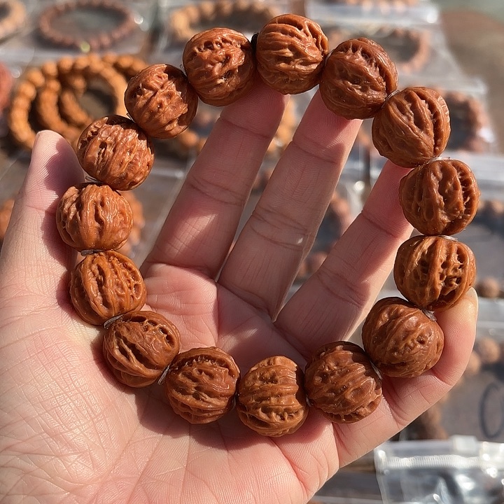 文玩核桃手串野生