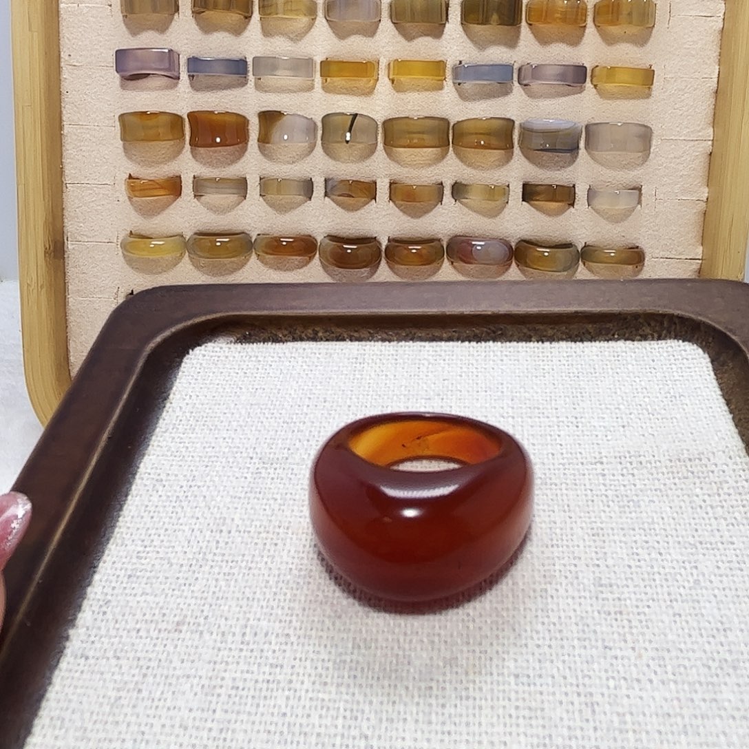 玛瑙/玉髓未镶嵌戒指517港19