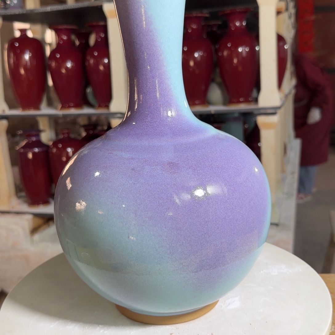 瓷摆件郑家钧窑摆件