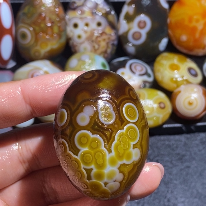 玛瑙/玉髓未镶嵌吊坠(不含链)128