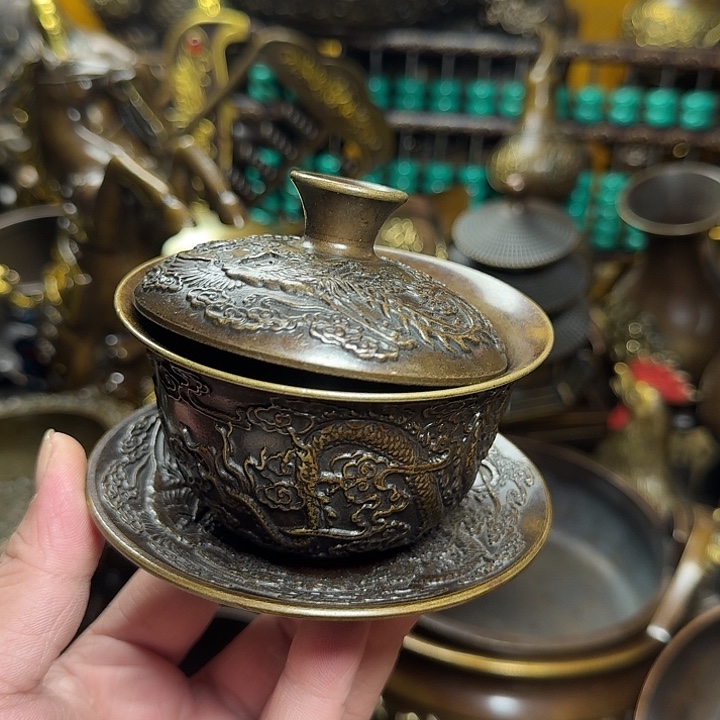 铜器摆件收收藏藏