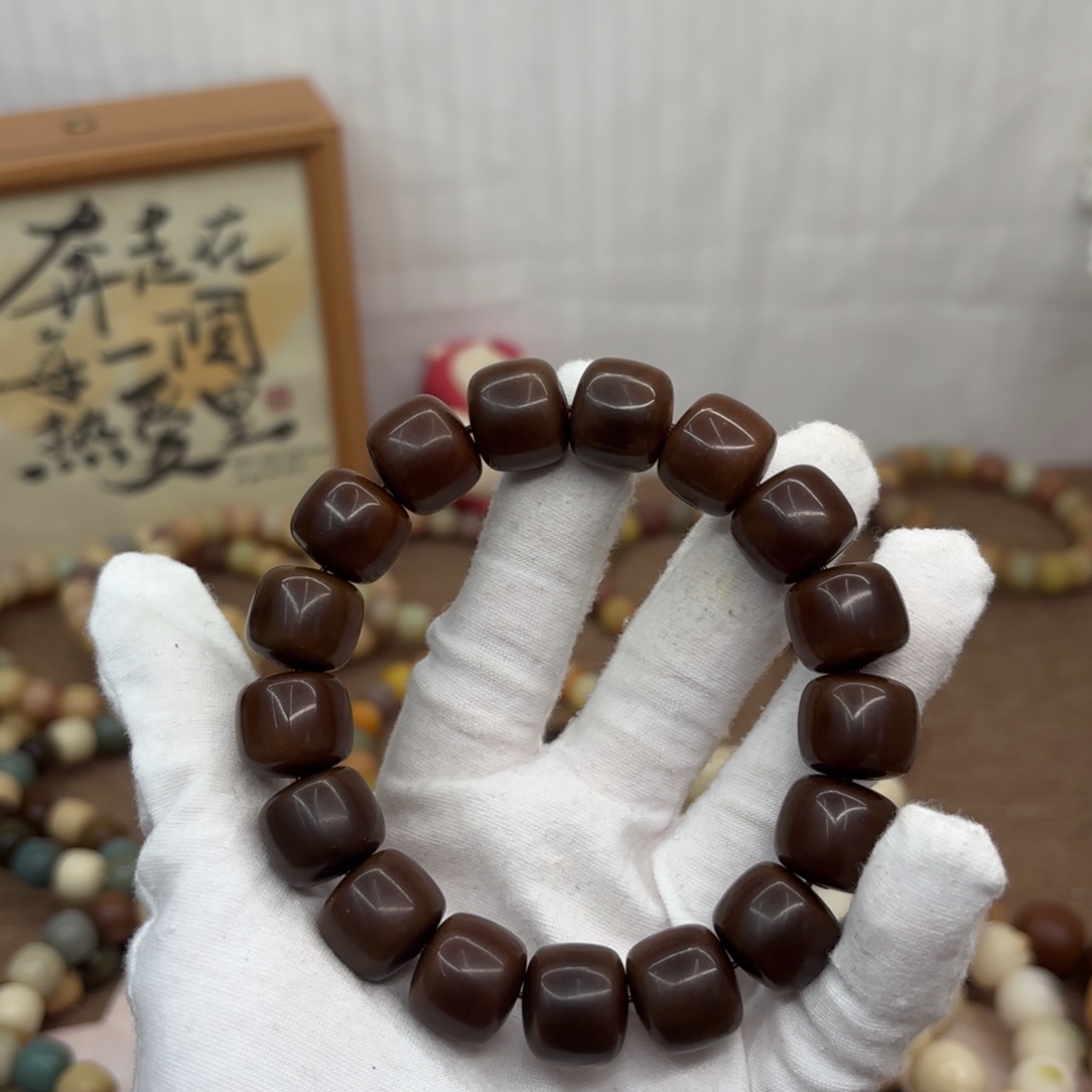 菩提根/象牙果吊坠16干磨瑕疵落地果糖油墩墩桶068