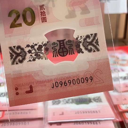 塑料小蛇钞096900099 蛇三圆圆