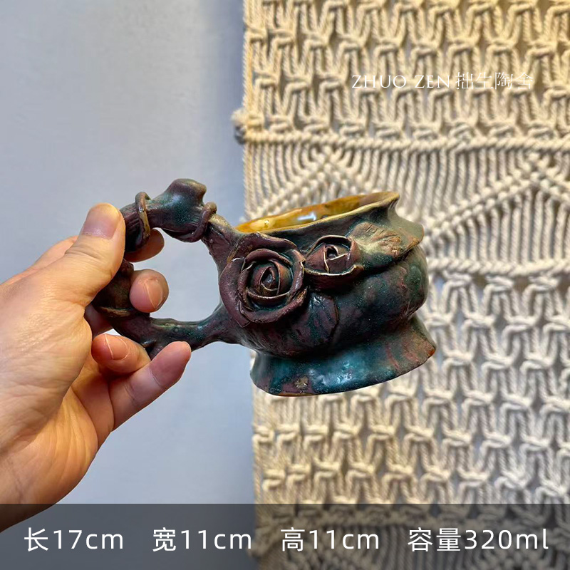  《蔓心》景德镇寻宝 玫瑰花藤 杯子界的行为艺术家