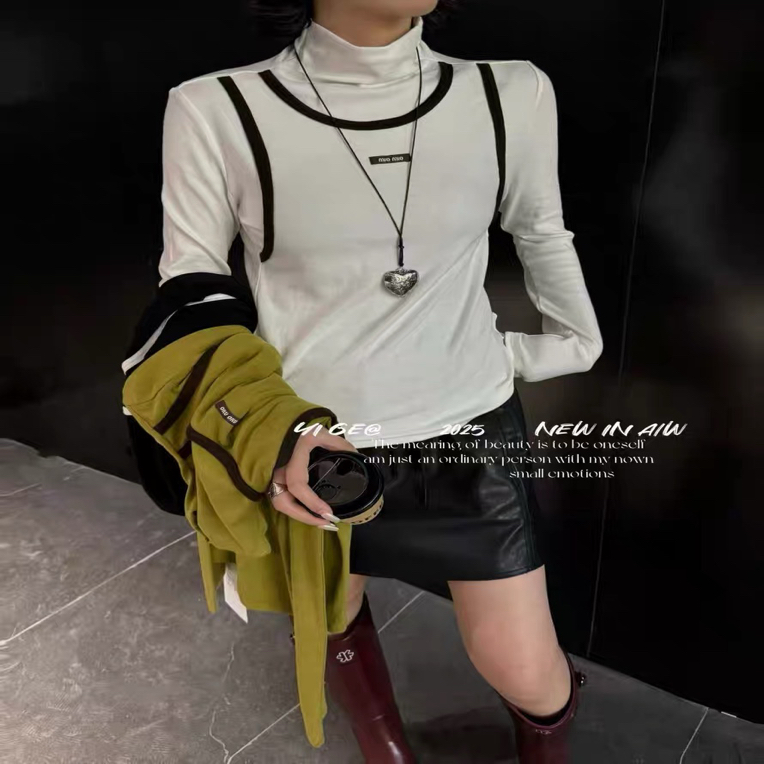 南油特价高领长袖小T/干洗手洗