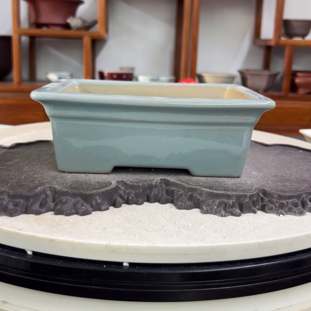 紫砂花盆瑕疵6.5-19-14。。。