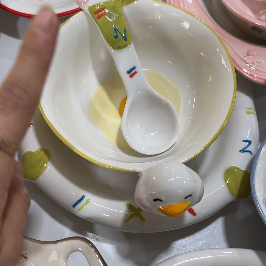 瓷片陶高温陶瓷釉下彩微瑕！