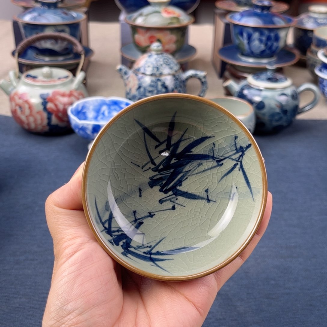 杯景德镇手绘手工茶具