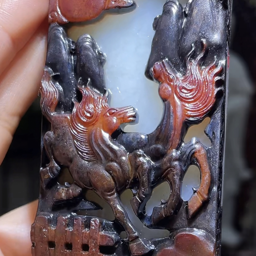 手把件货玉石把玩件文玩摆件A1