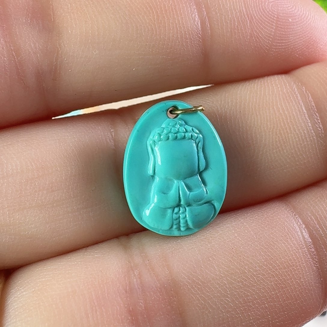 绿松石未镶嵌颈饰