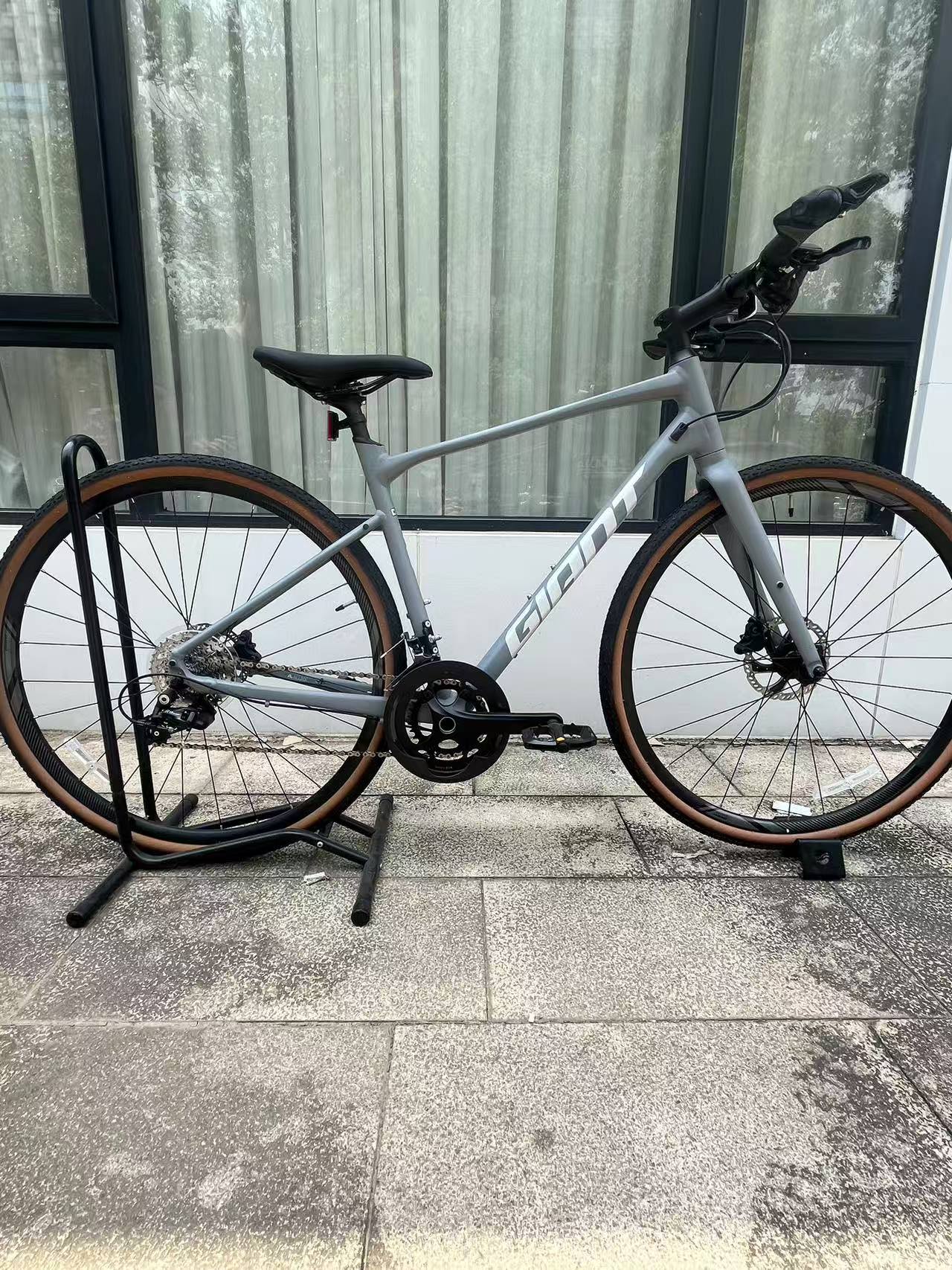 捷安特CZ2414-1平把公路车自行车S码适合162-172身高