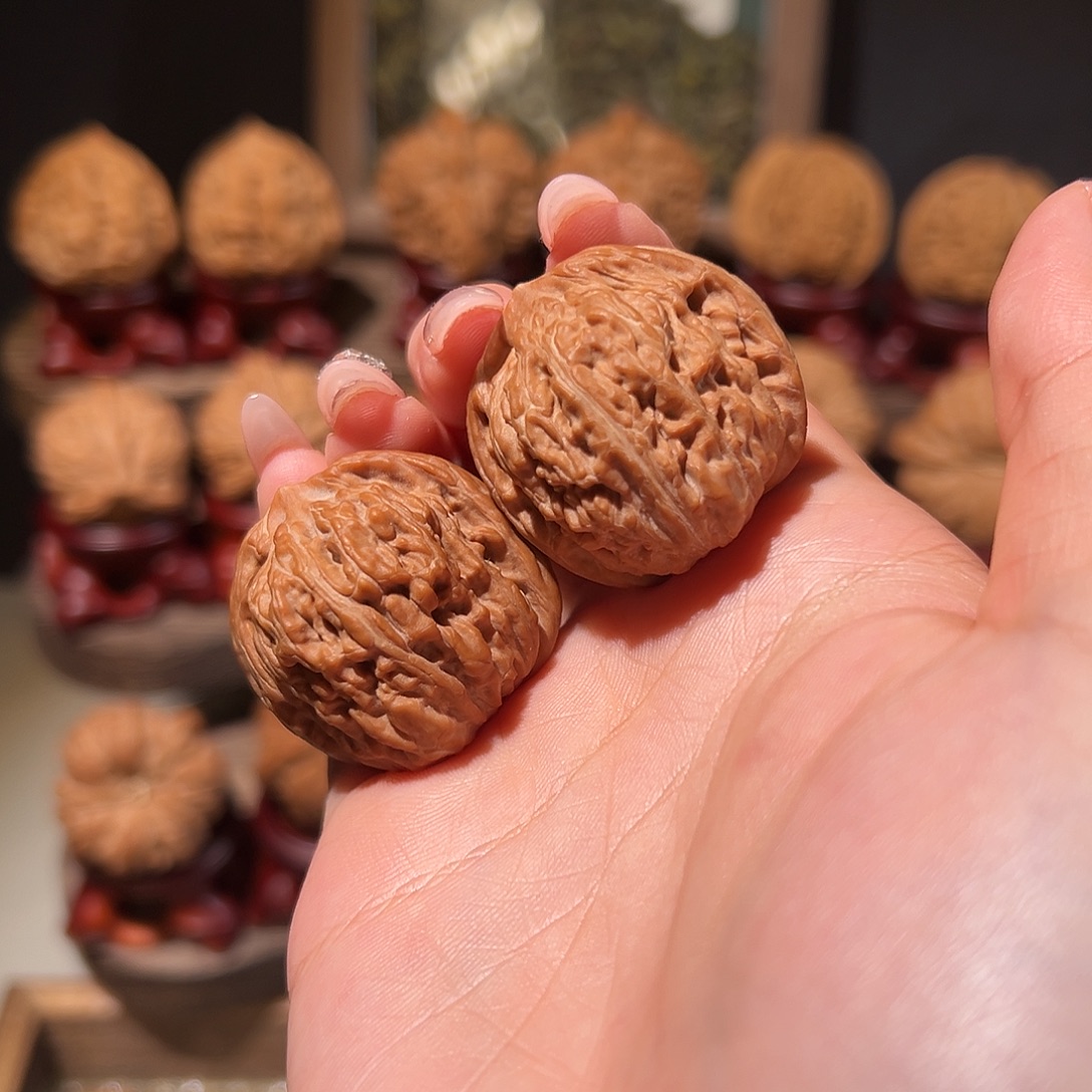 文玩核桃把件四座楼