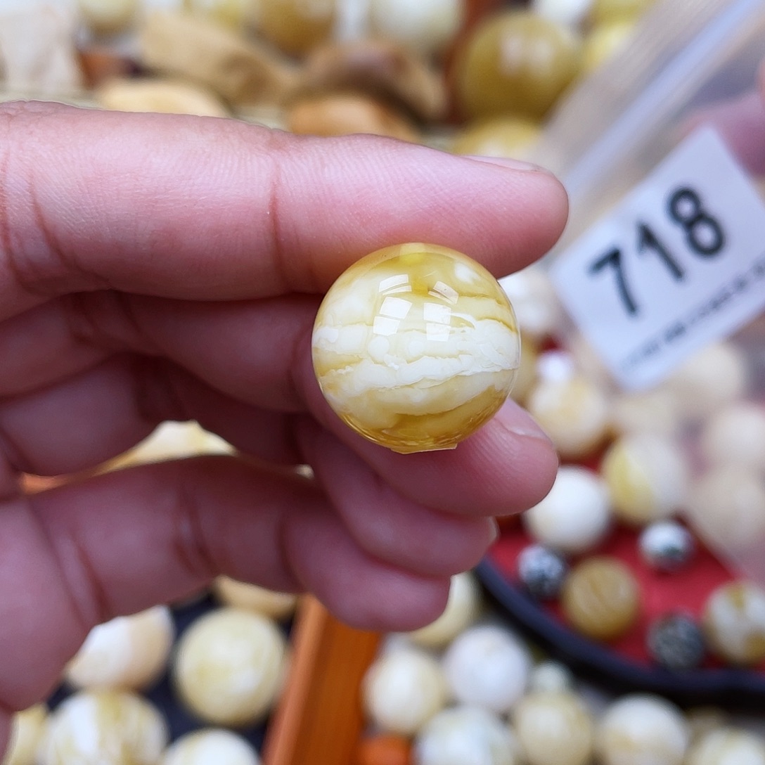 蜜蜡未镶嵌珠宝奇石粉17.8虎皮