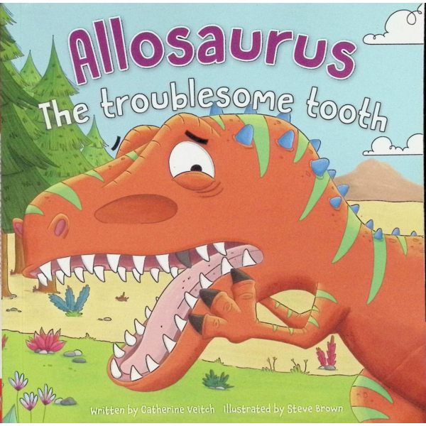 原版儿童绘本3-6岁平装Allosaurus The tro