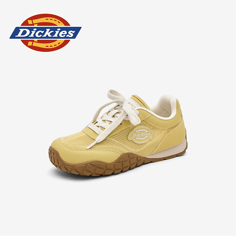Dickies3.5公分增高德训鞋学生板鞋夏女鞋网面青少年儿童厚底鞋子