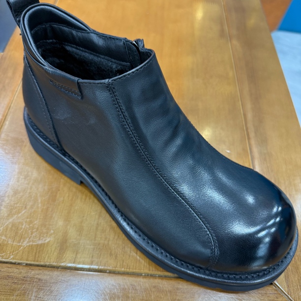 纳帕皮加绒马丁靴舒适男靴切尔西靴短靴百搭高帮