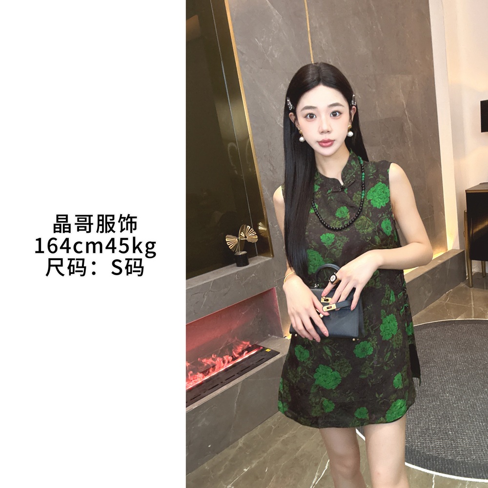 现货【花香】新中式休闲百搭人丝气质时尚夏季薄款国风上衣
