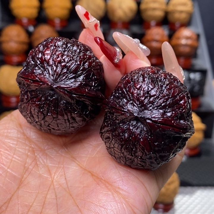 文玩核桃把件金丝绣球27号