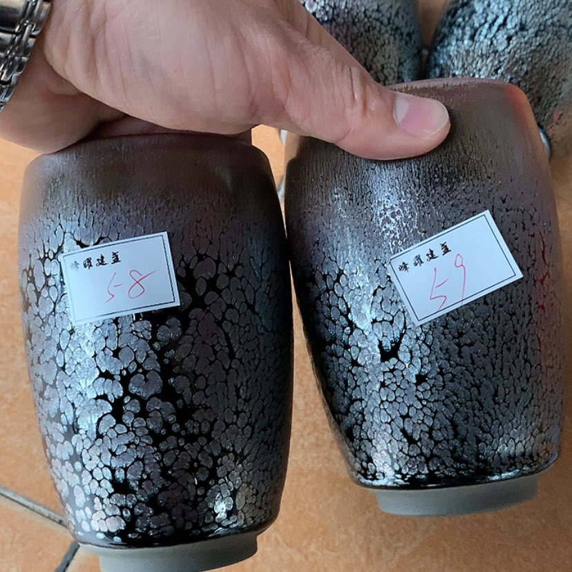 【闪购商品】茶盏大****影建窑建盏茶杯5859