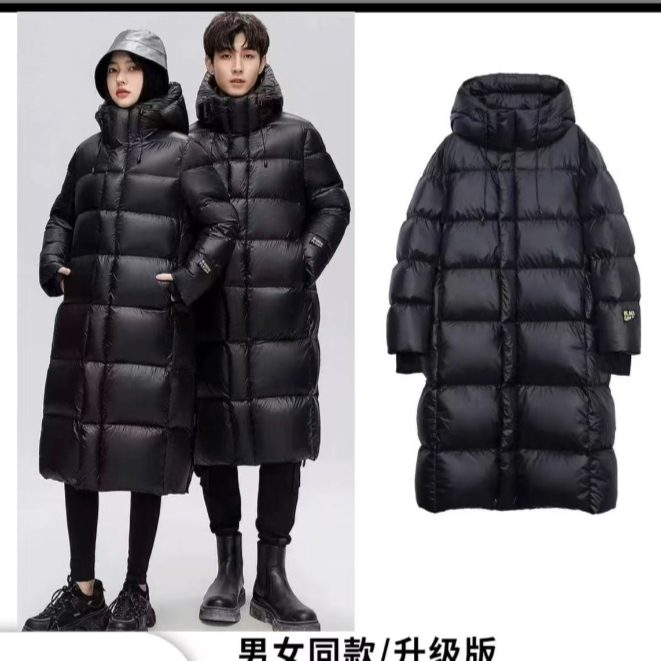 【鹅绒服+现货+运费险】8/1【长款】【男女同款】经典百搭羽绒服