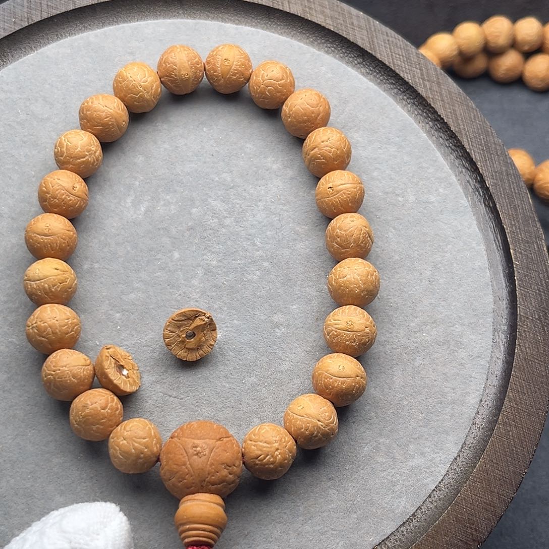 红***潜凤眼菩提手串尼泊尔凤眼