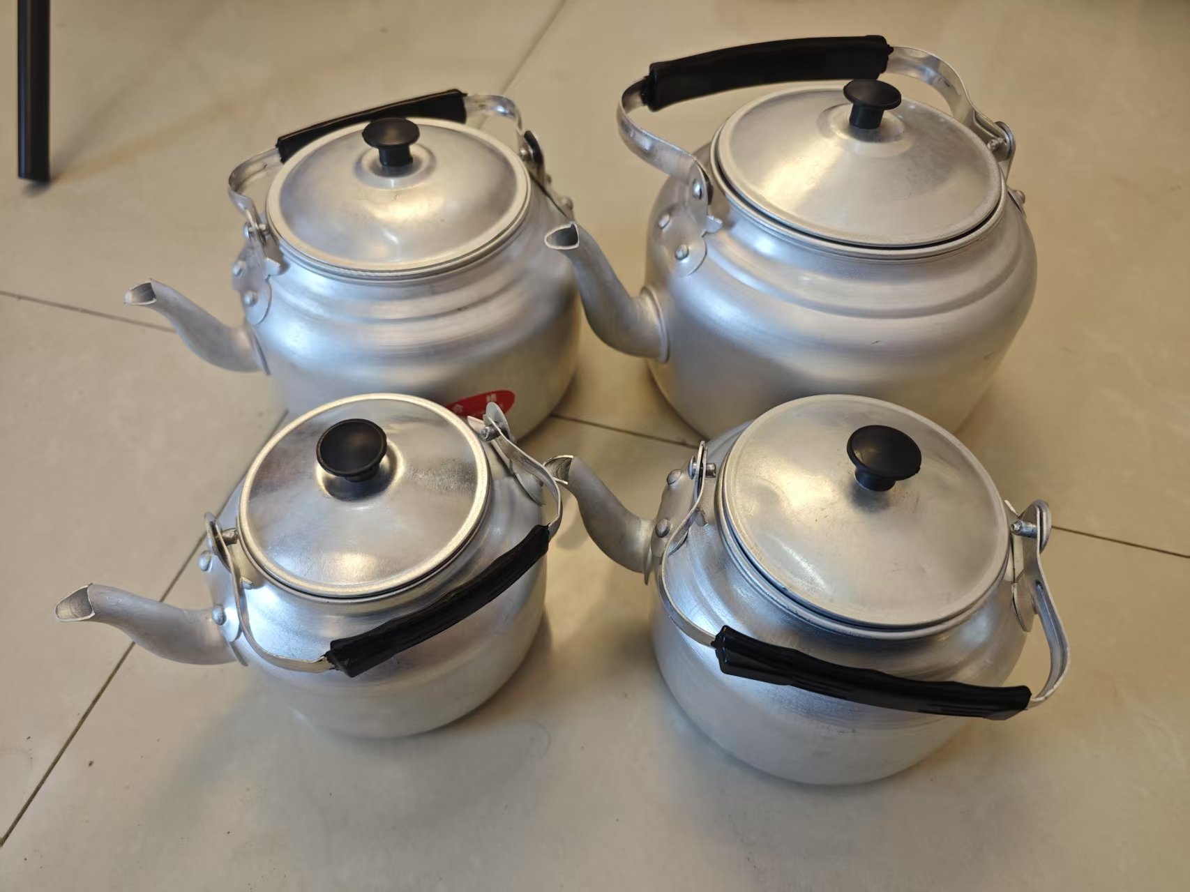 茶壶老式复古泡茶壶家用户外小铝壶迷你小茶壶饭店餐厅炭火围炉壶