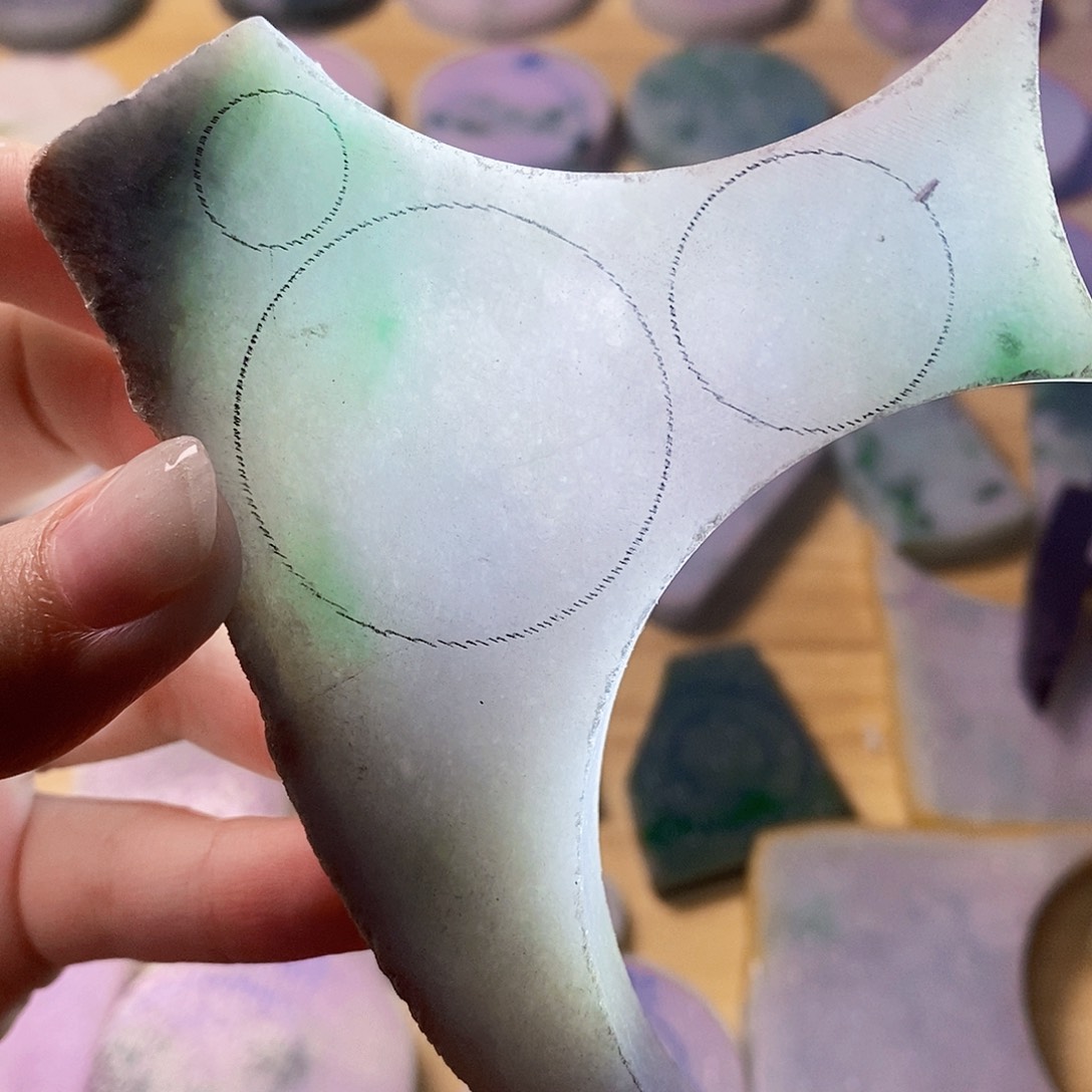 颈饰未镶嵌翡翠翡翠