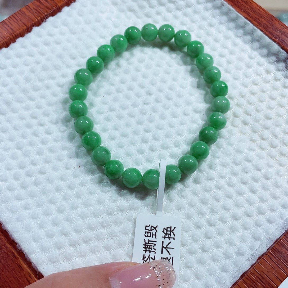 未镶嵌手链翡翠天然缅甸翡翠A货卡6.9