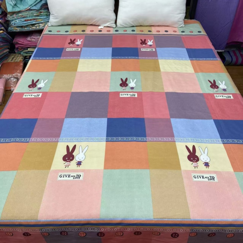 两只小兔  床单1.5*2.2米±5cm