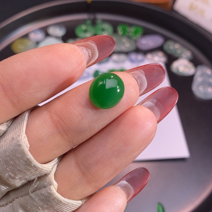 【闪购商品】翡翠挂件未镶嵌蛋面