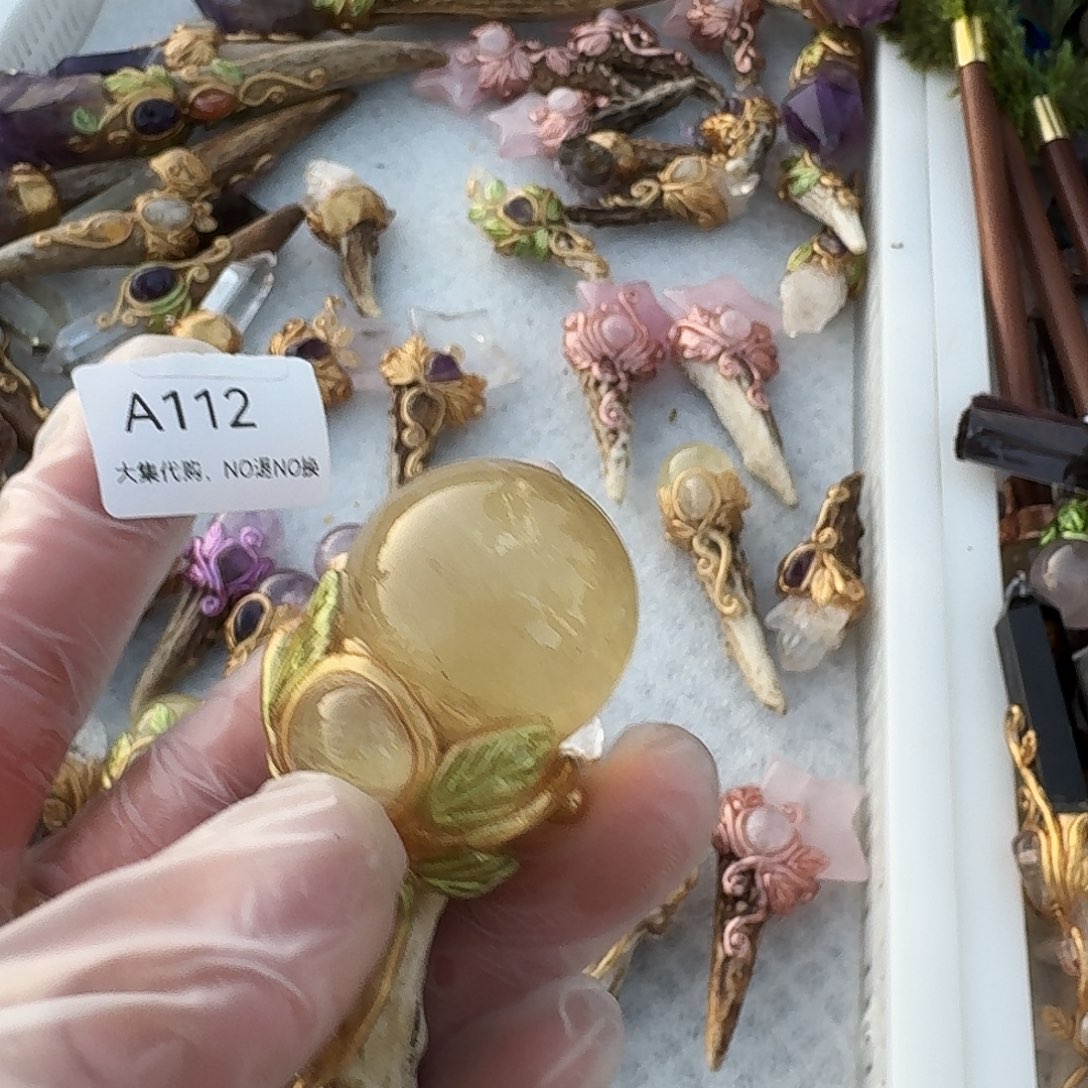 路***噜颈饰未镶嵌紫晶112