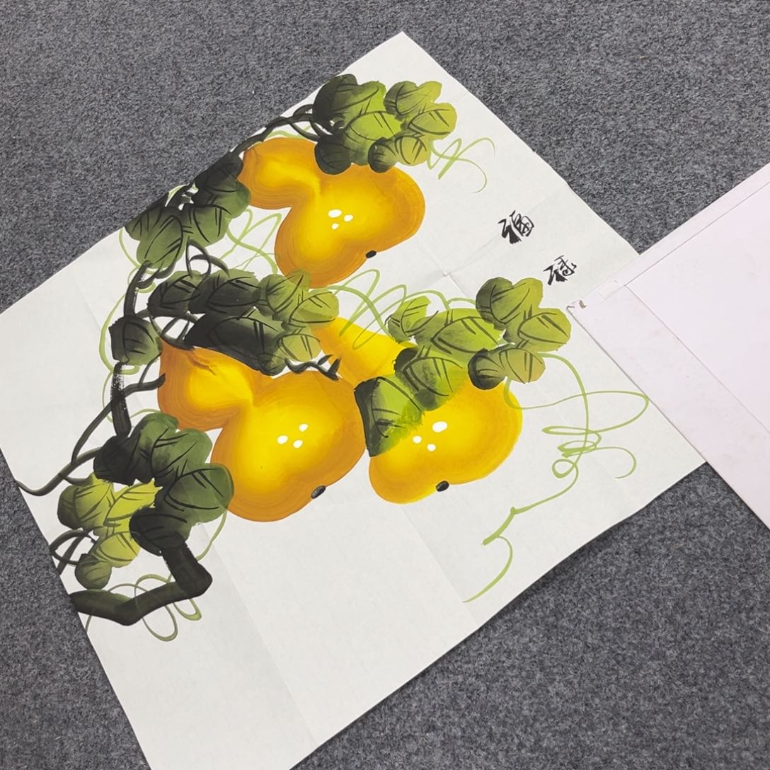 国画国画老师手绘作品