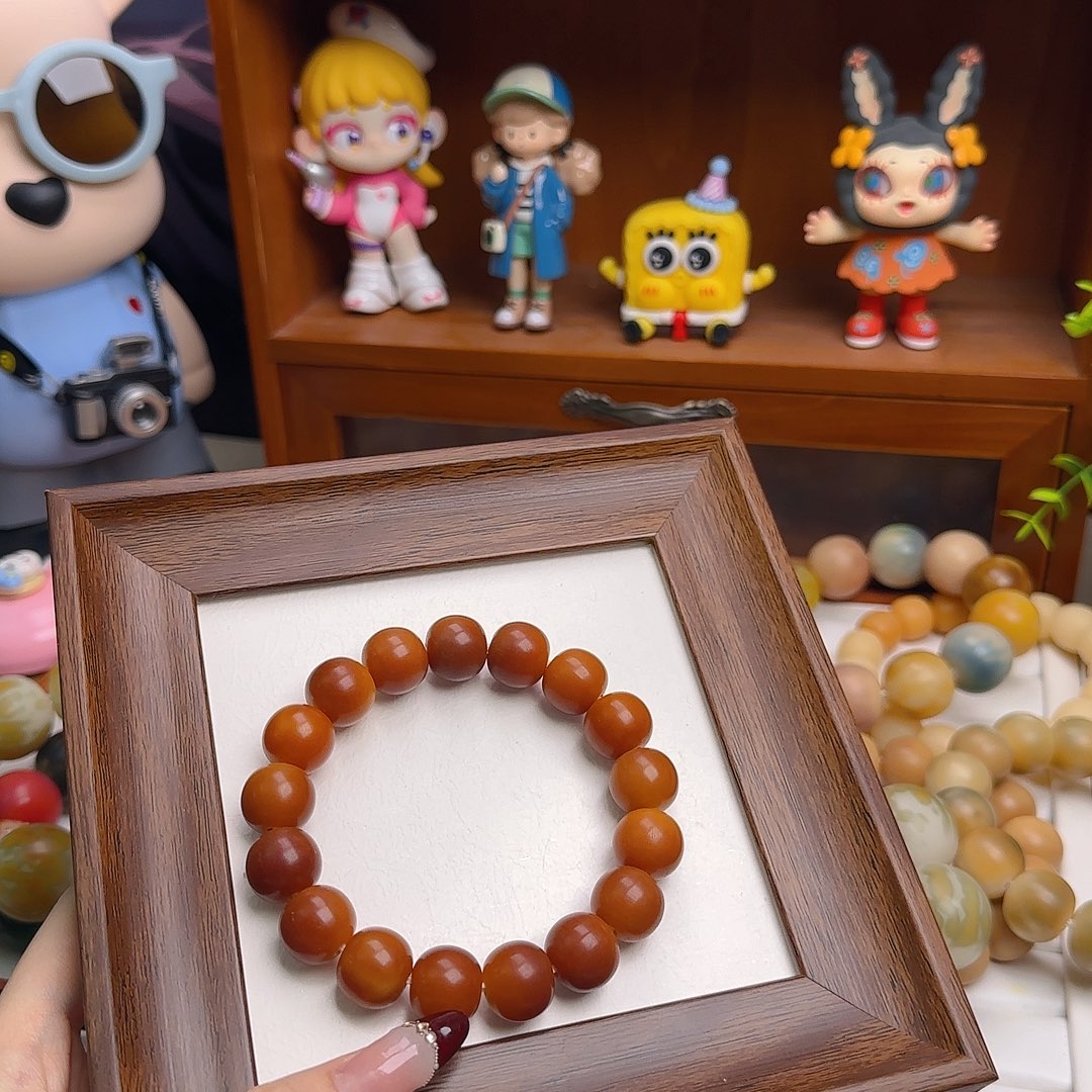 菩提根/象牙果手串卡14干磨苹果