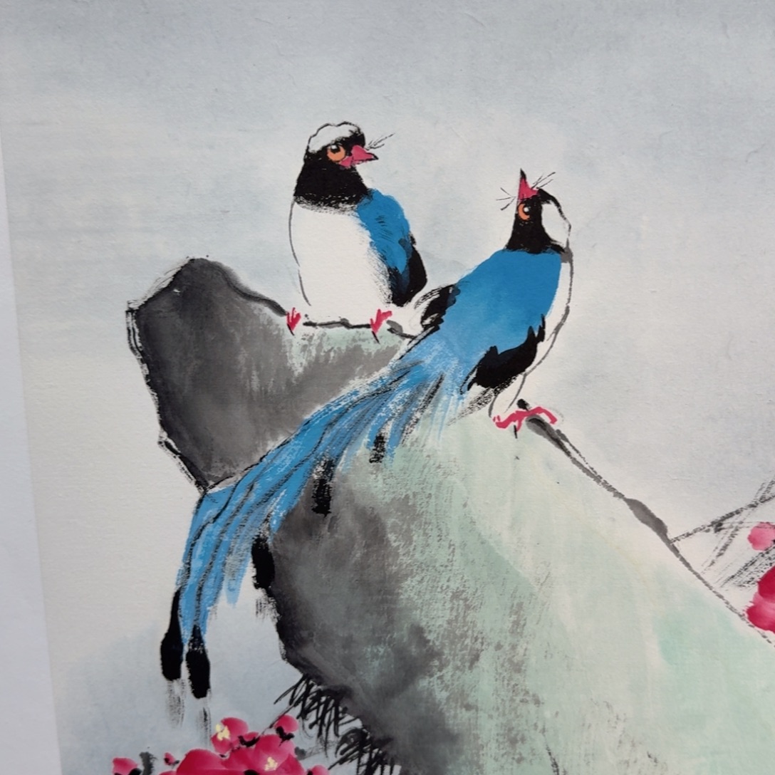 国画国画作品山水花鸟纯手绘