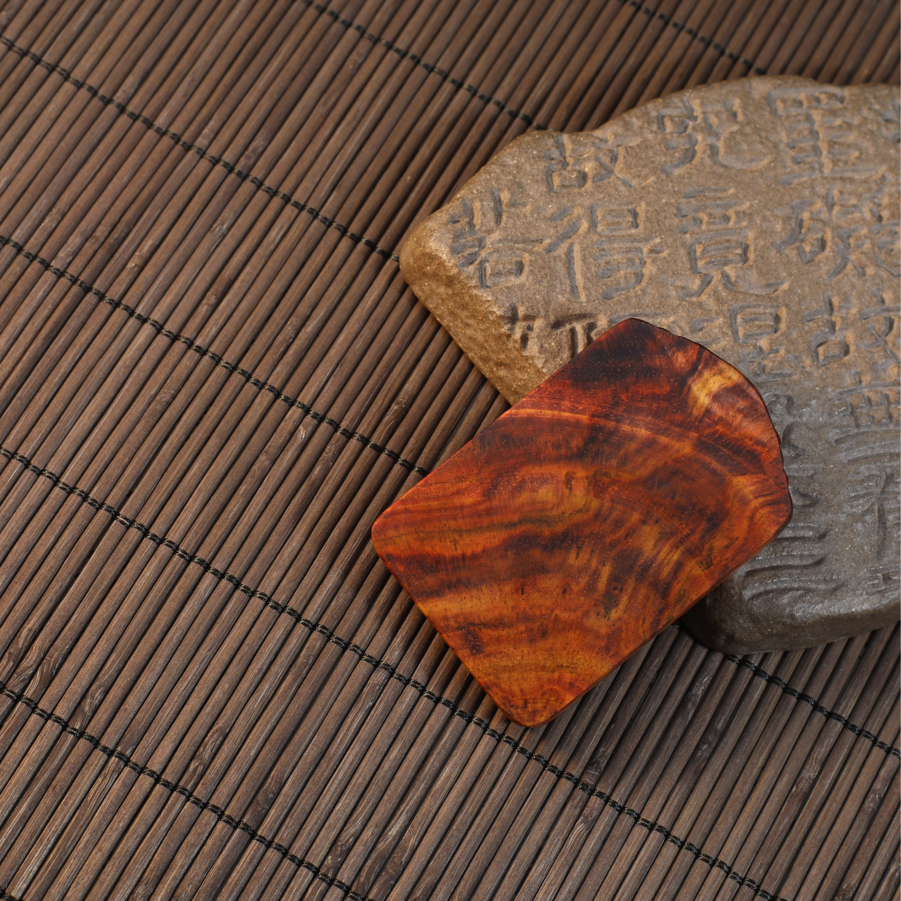 海南黄花梨无事牌文玩好物023216