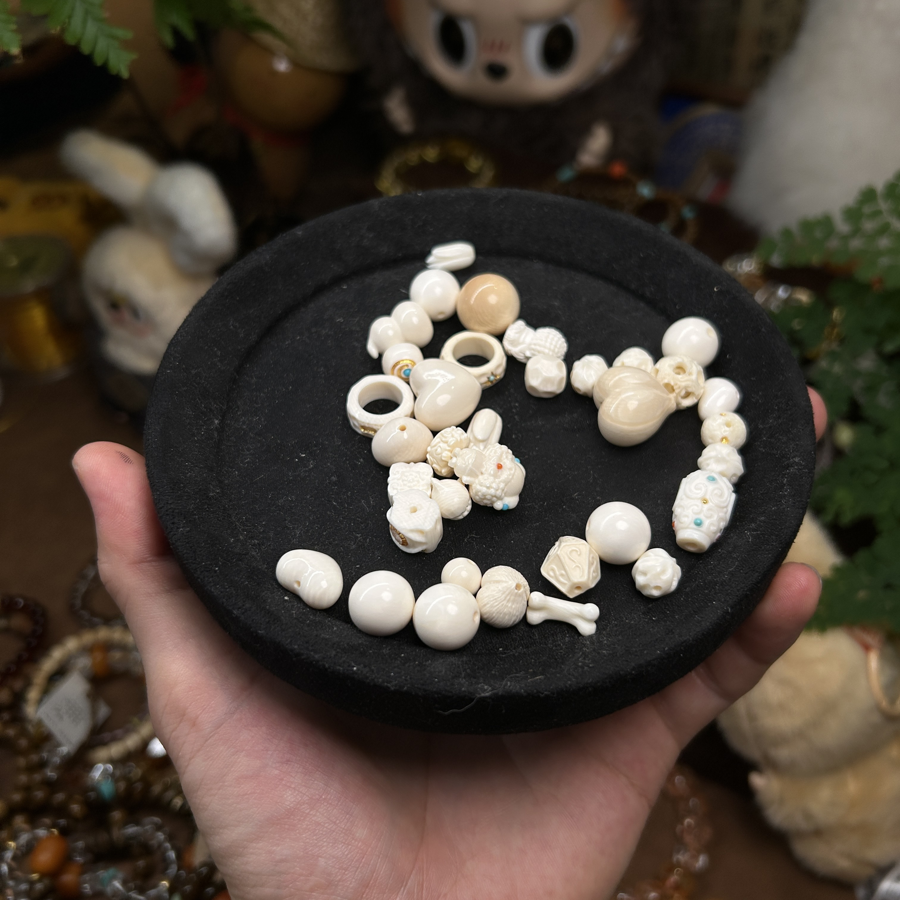 GY「猛犸牙雕刻件」｜冰河小象单颗裸石 文玩配饰