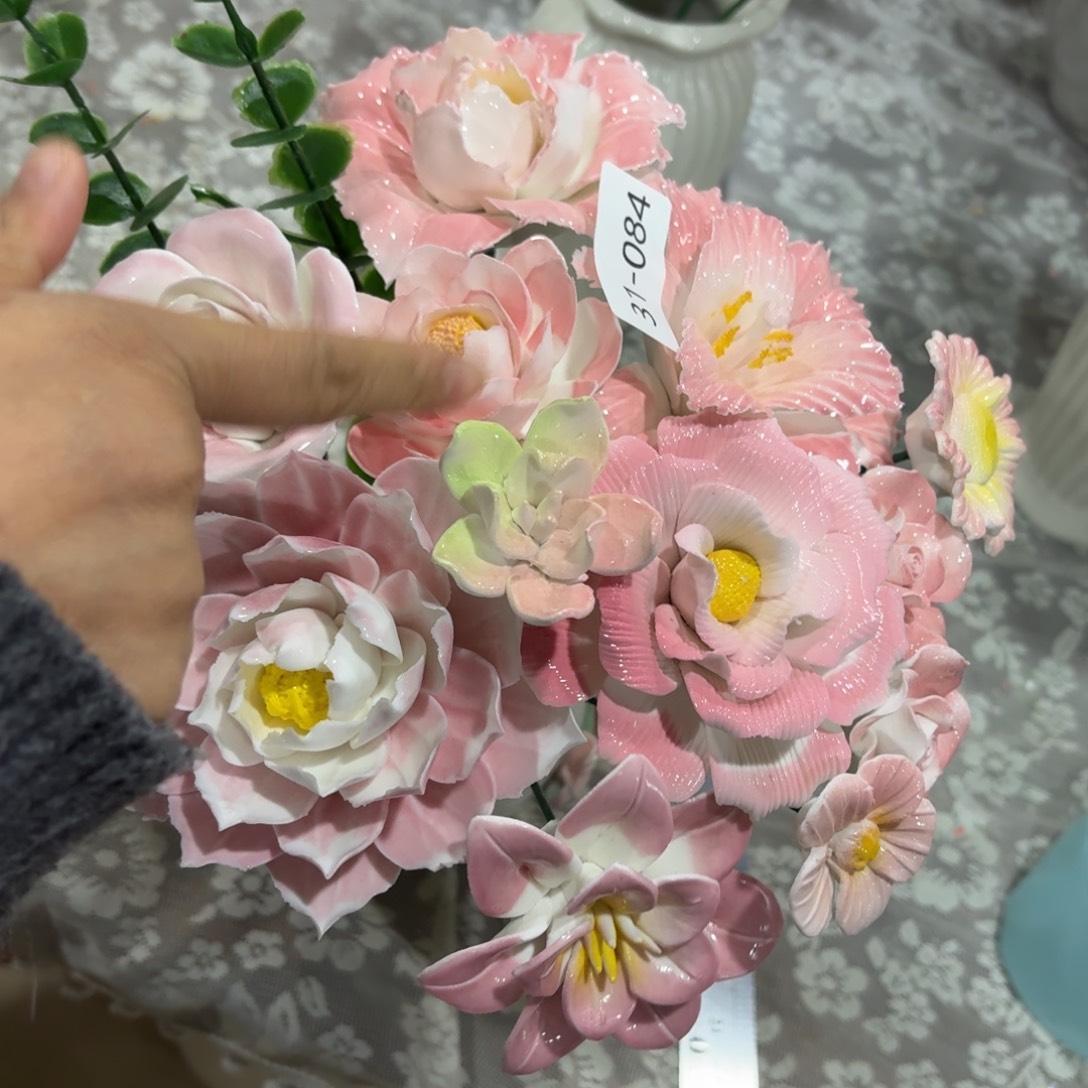 3184 满20发爱退拉黑陶瓷花