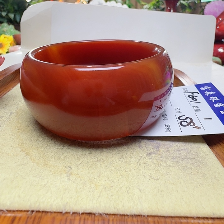 时***好玛瑙/玉髓未镶嵌手镯