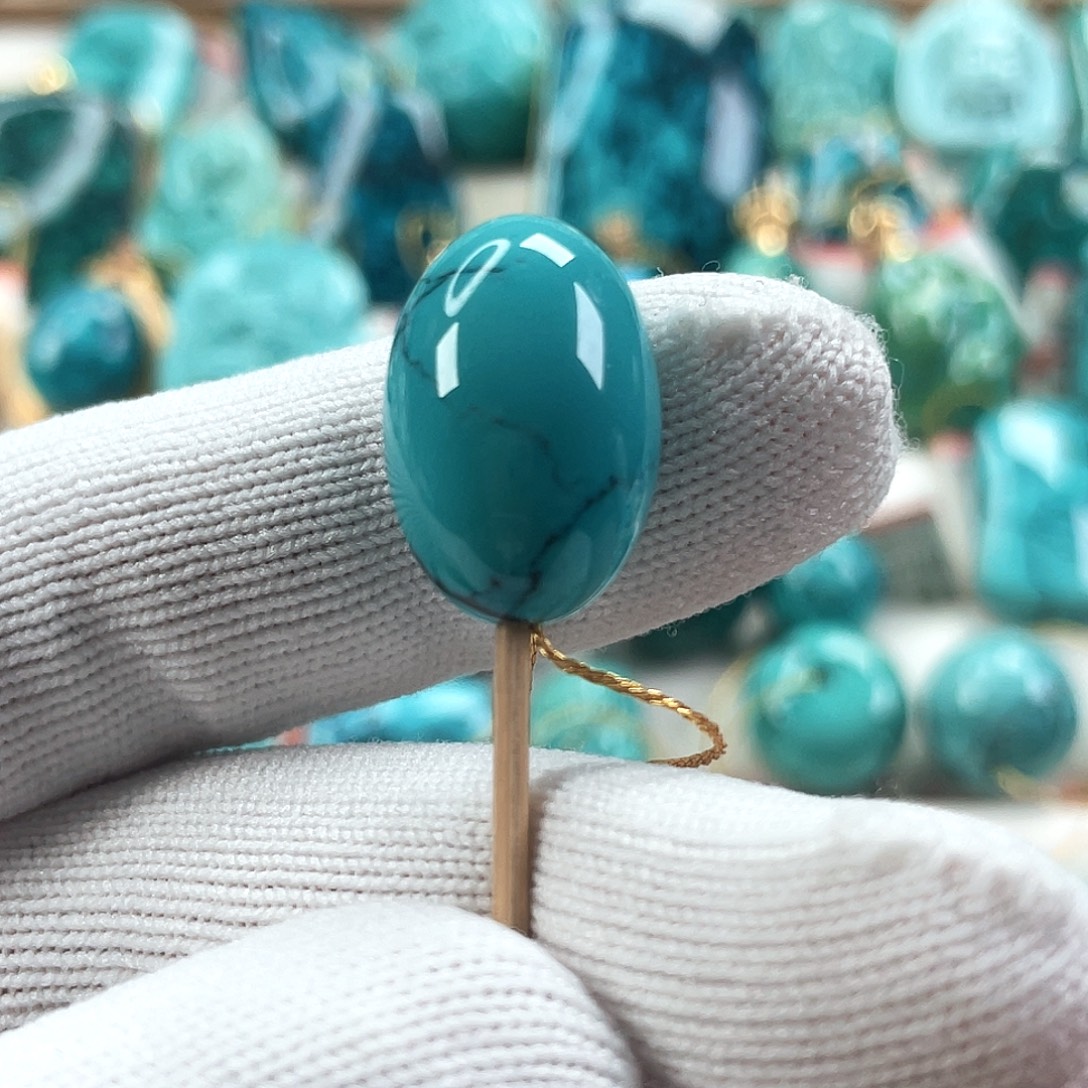 绿松石未镶嵌车挂