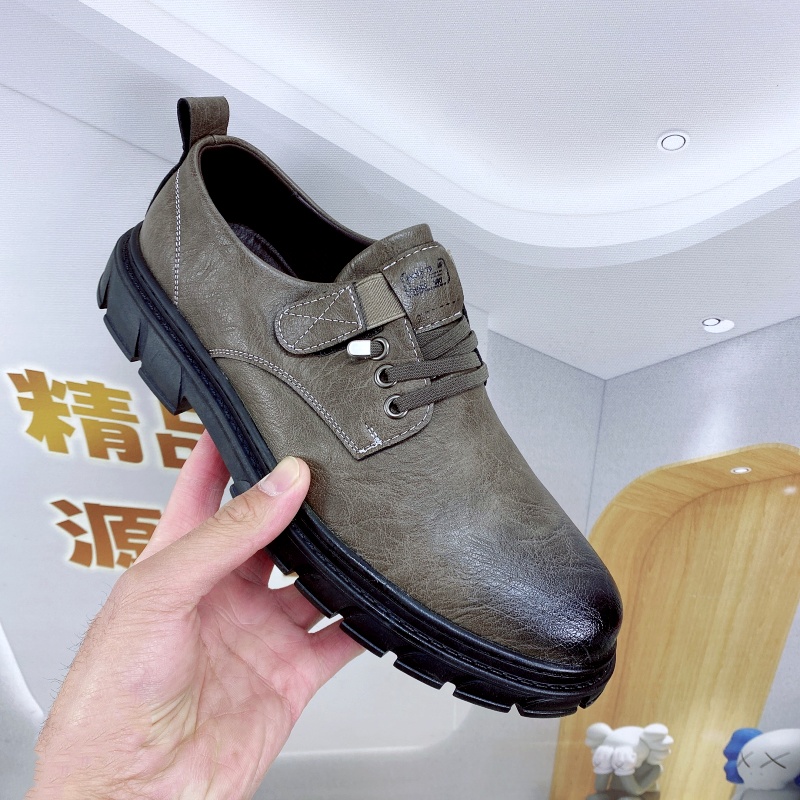 【断码】男士时尚百搭软底防滑休闲皮鞋6568