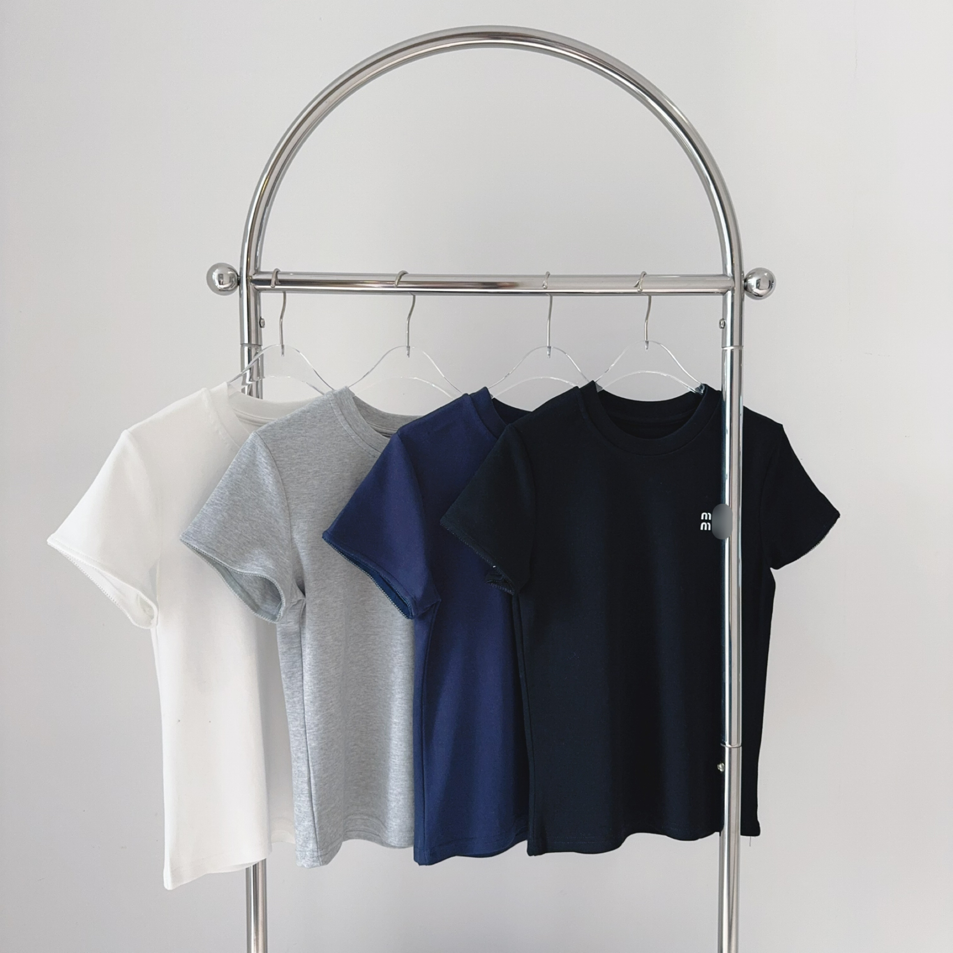 【LIA FIT】春夏新款M短袖T恤简约百搭弹力高级感