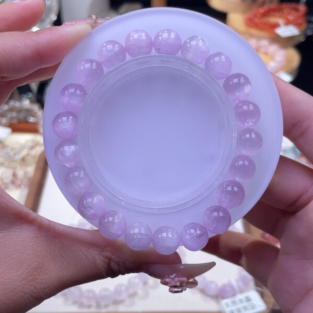 锂辉石手串未镶嵌