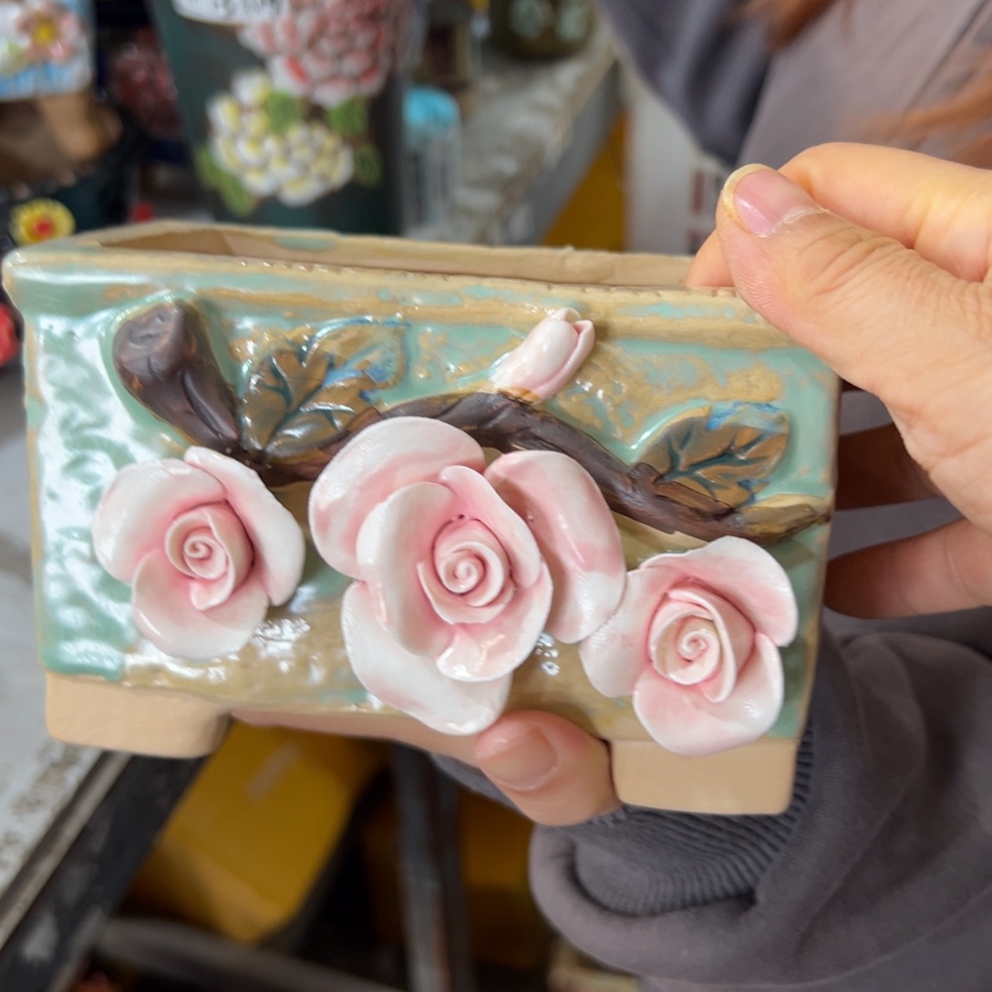 多肉花盆，满20发货爱退款拉黑