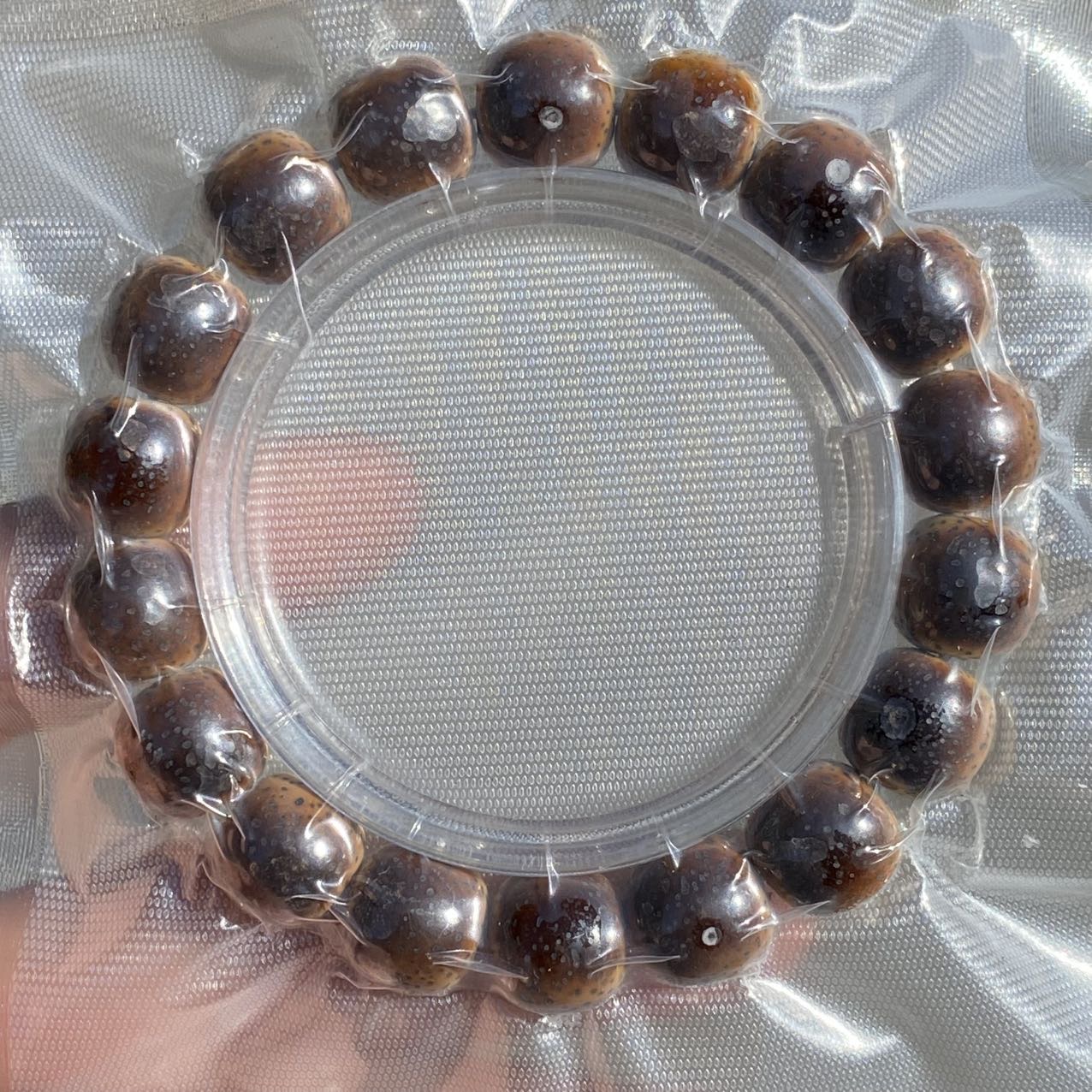 【阿钰推荐】LY78224-星月老型火烧云手串-尺寸12+mm