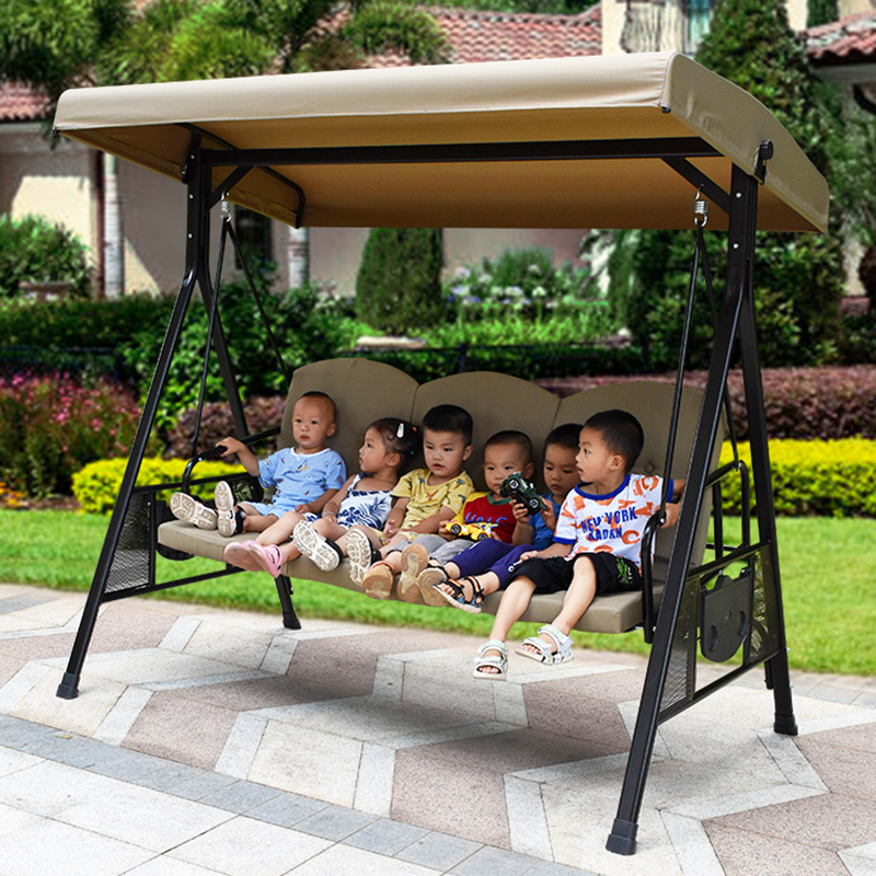 别墅秋千户外阳台吊椅室内吊床庭院双人摇椅室外铁艺荡秋千椅