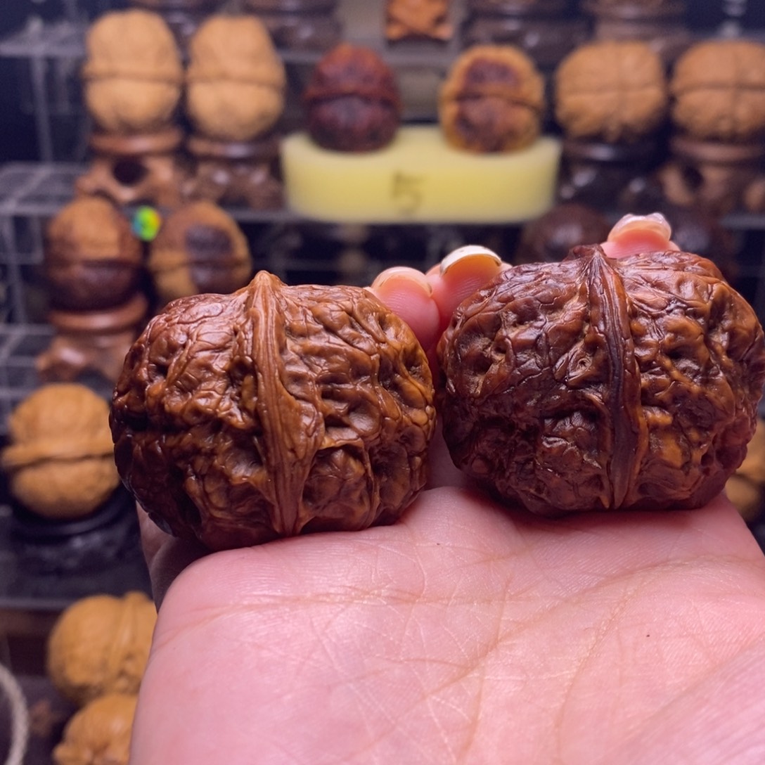 文玩核桃把件Z8七彩疙瘩包41尺