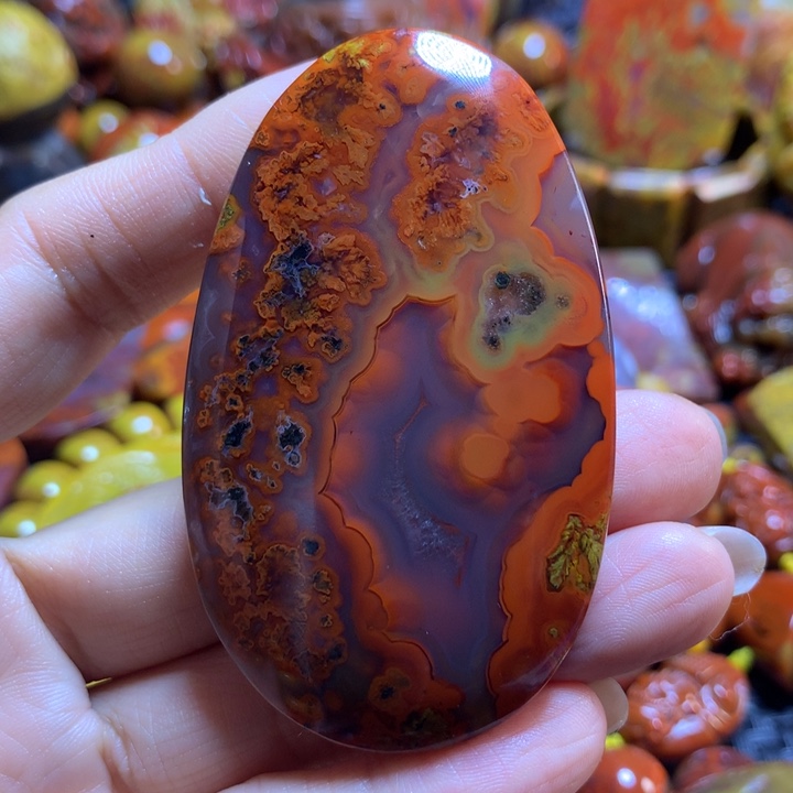 玛瑙/玉髓战国红手把未镶嵌