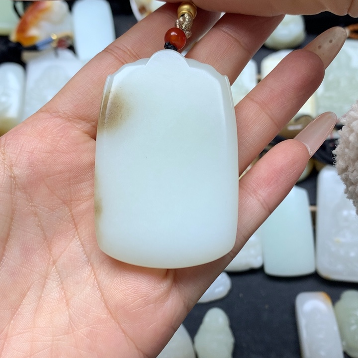 颈饰未镶嵌和田玉@****@