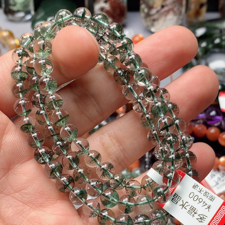 水晶手串未镶嵌天然