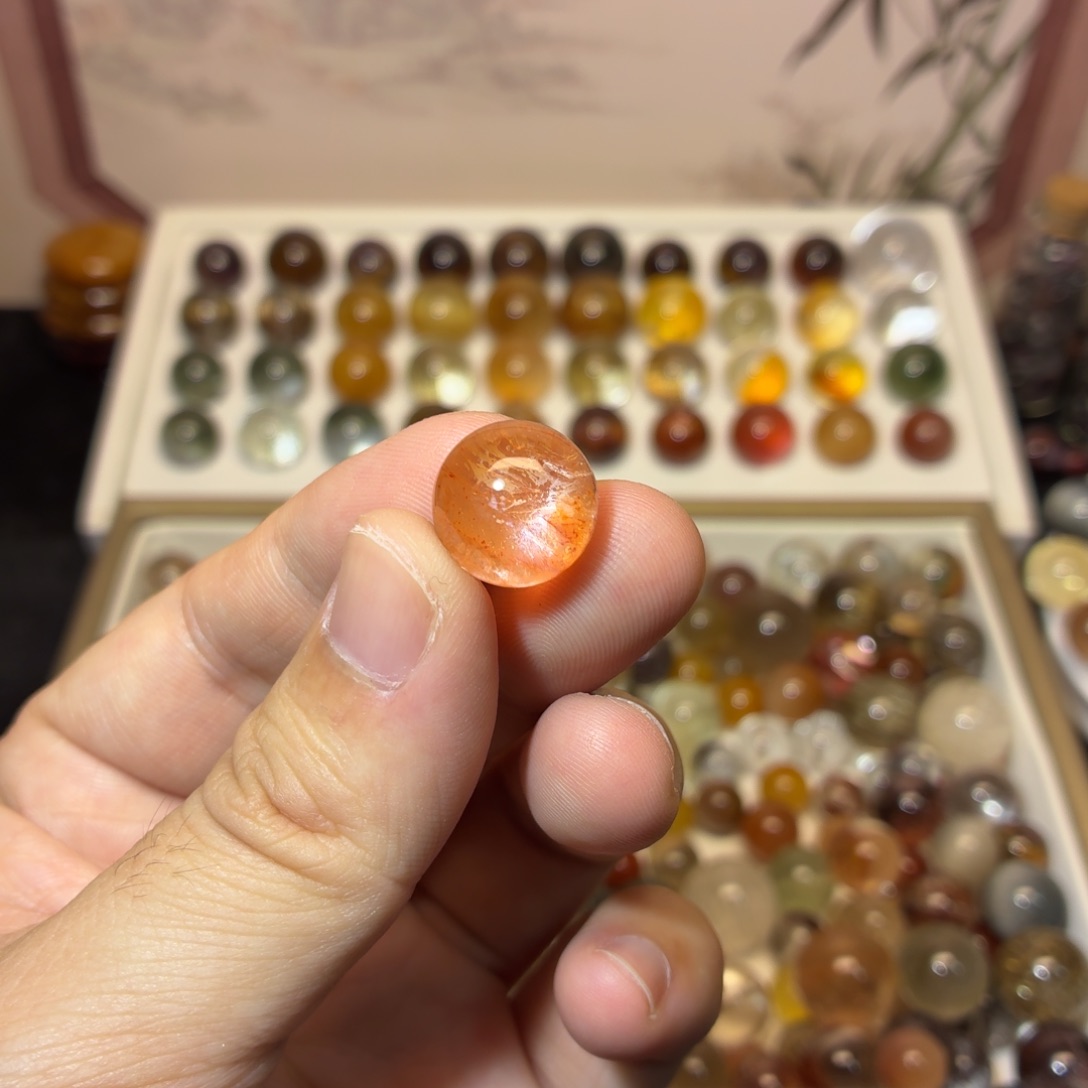 水晶珠宝半成品未镶嵌14胶花